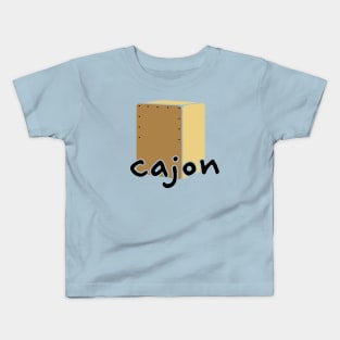 Cajon Player Kids T-Shirt